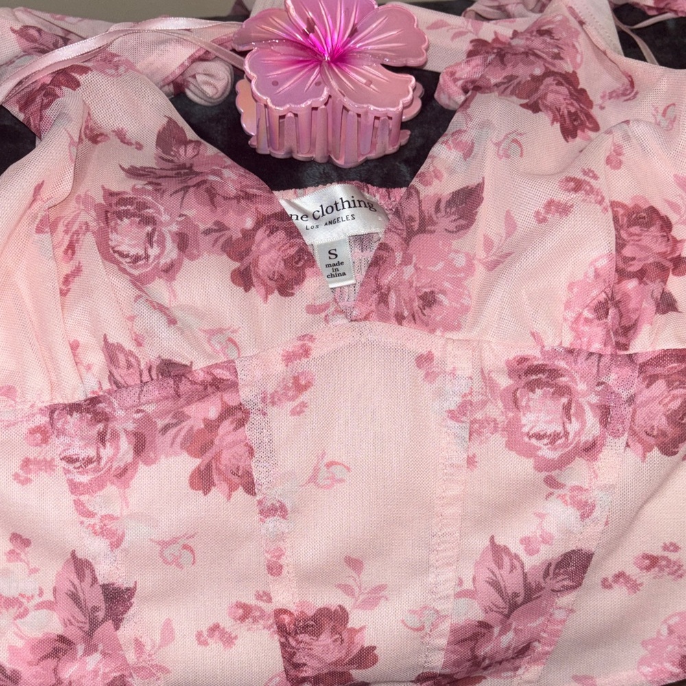 One Clothing Pink Patterned top